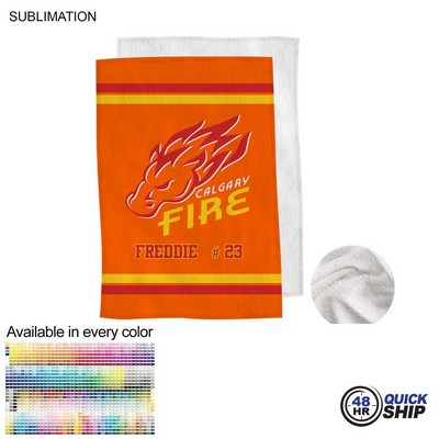 48 Hr Quick Ship - Team Blanket in Plush and cozy Mink Flannel Fleece, 30x40, Baby Blanket