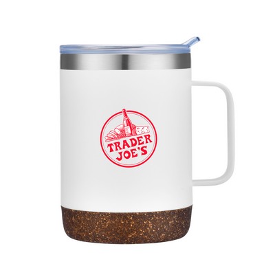 Wellspring-V 12 Oz. Campfire Mugs Cork Base (Double Walled)