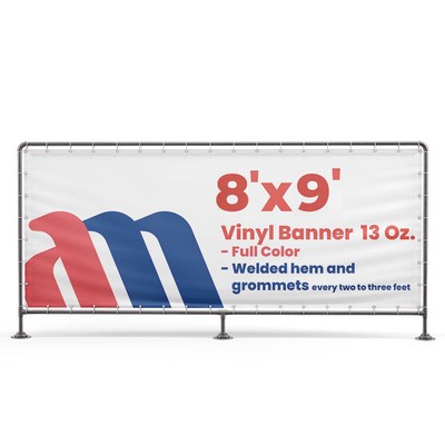 Banner 8'x9' Vinyl 13 Oz. Full Color