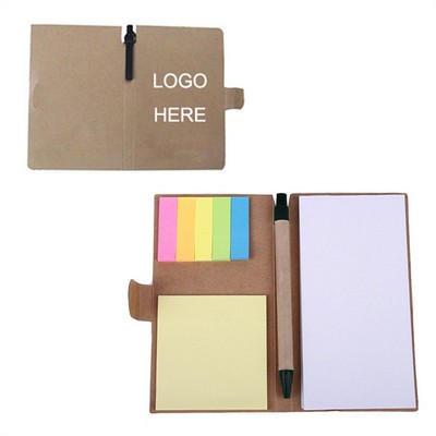 Sticky Notes With Paper Pen