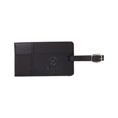 Tuscany Duo-Textured Luggage Tag.
