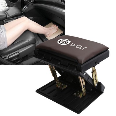 Portable Folding Foot Stool Under Desk Footrest for Office Car Travel