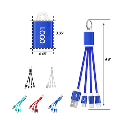 Multi Cables - Square Keychains