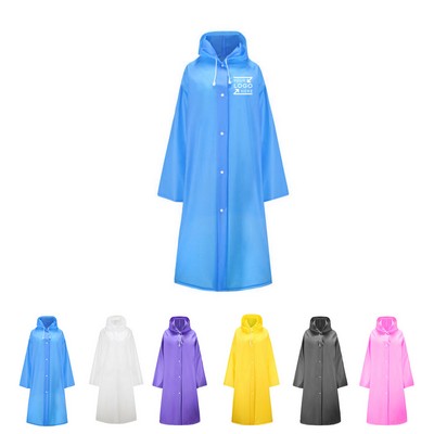 Reusable Raincoats Emergency Survival With Hoods