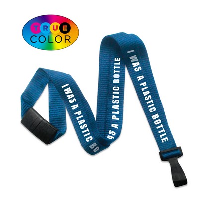 RUSH 5/8" Domestic TrueColor Custom Recycled P.E.T. Lanyard