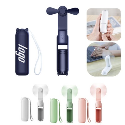 Handheld Fan W/ USB Rechargeable Battery