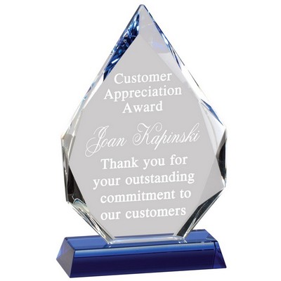 Arrowhead Crystal Award, 7 1/2"H