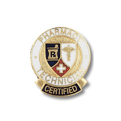 Prestige Medical - Certified Pharmacy Technician Cloisonne Pin