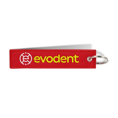 Embroidery Luggage Keychain Tag ( 1.18" X 5.12" )
