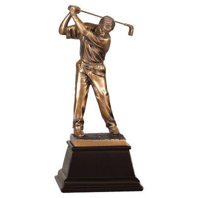 Golf Award, Male Figure, 9 1/2"H