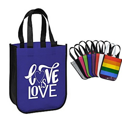 Round Cornered Laminated Non-Woven Tote Bag