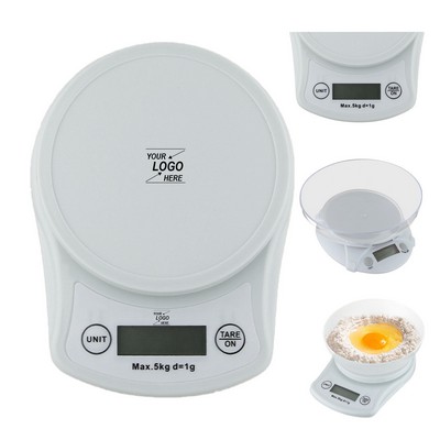 Digital Stainless Steel Kitchen Scale 11lb/1g