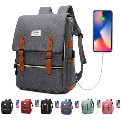 Vintage Laptop Backpack