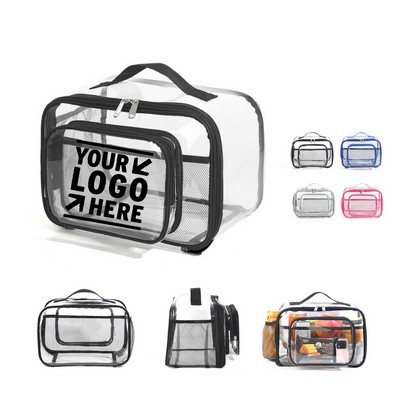 Portable Clear PVC Picnic Lunch Bag