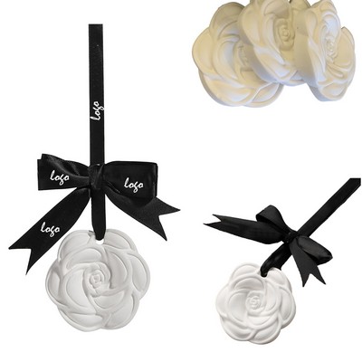 Camellia Gypsum Scented Hanging Stone