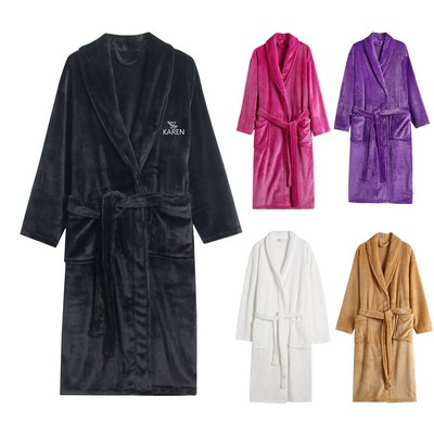 100% Turkish Cotton Wine Red Terry Kimono Bathrobe