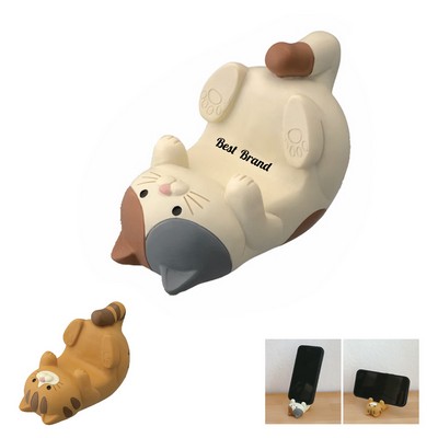 Resin Creative Cartoon Cat Phone Stand