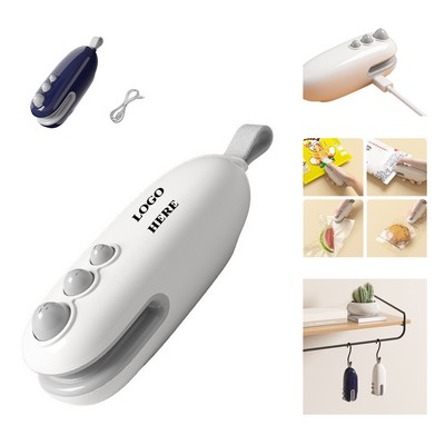 2" 1 Usb Rechargeable Food Bag Sealer