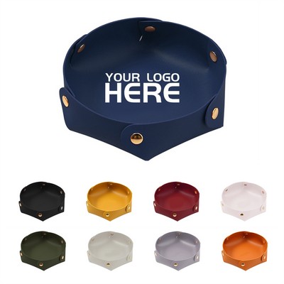 Leather Tray Organizer