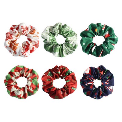Full Color Satin Hair Scrunchie