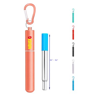 Reusable Telescopic Metal Straw