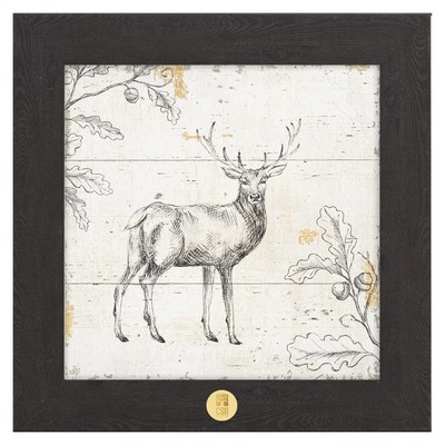 "Wild and Beautiful V" Art Print W/ Gold Medallion