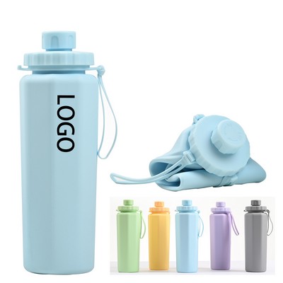 Foldable Silicone Sports Water Bottle