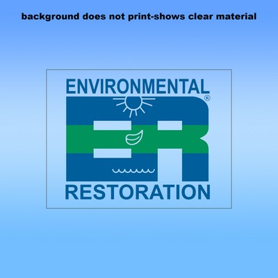 Clear Static Cling - 2X4.5