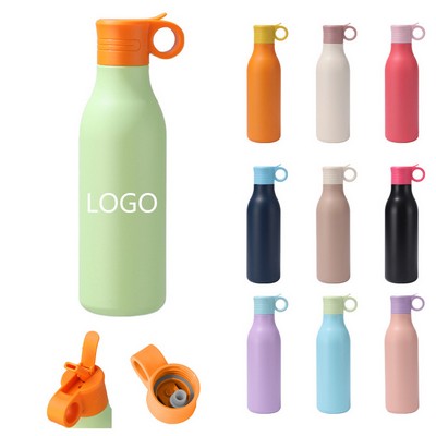 18oz Sport Thermal Water Bottle with Handle