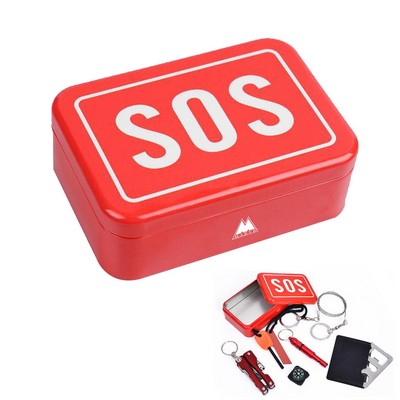 Outdoor Hiking Sos Survival Tool Kit