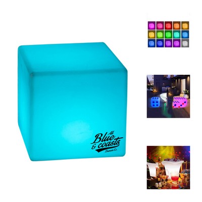 Rechargeable Color-Changing LED Cube Night Light