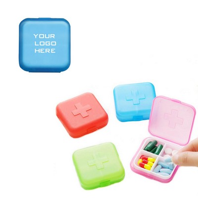 Cross Pill Case Tablet Box For Health Awareness