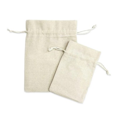 Cotton Drawstring Bag 6 X 8"