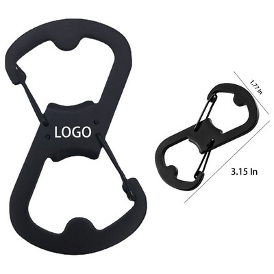 Multi Functional Stainless Steel Carabiner