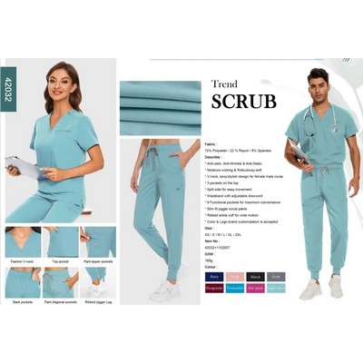 Scrub Top w/Split Sides