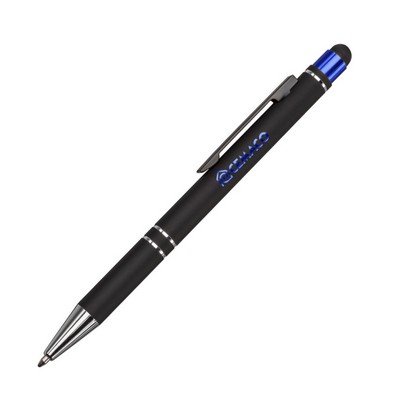 Scroll Metal Ballpoint Pen/Stylus