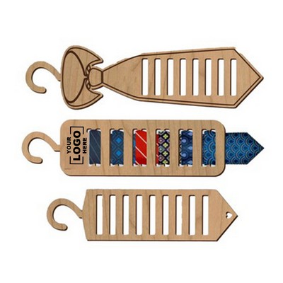 Exquisitely Crafted Wooden Tie Hanger.