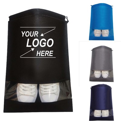 Non-Woven Drawstring Bag Travel Shoes Bag.