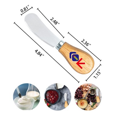 Wooden Handle Stainless Steel Butter Knives
