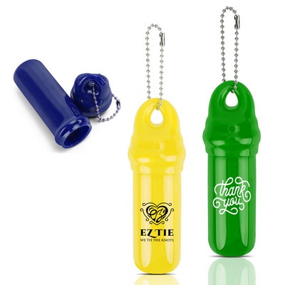 Nylon Wrist Motorcycle Keychain With Black Eagle Mouth Buckle