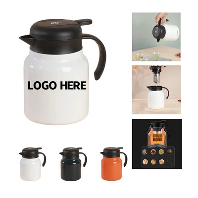 34 oz Stainless Steel Vacuum-Insulated Coffee Jug