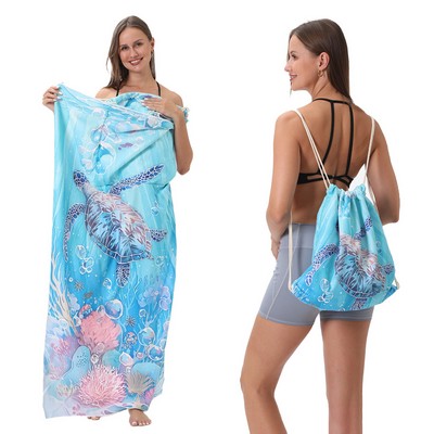 2" 1 Beach Towel Backpack