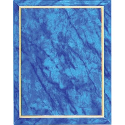 Improved Marble Finish Plaque with Gold Cove Edge