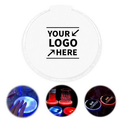 7 Color LED Gravity Sensing Glowing Coaster