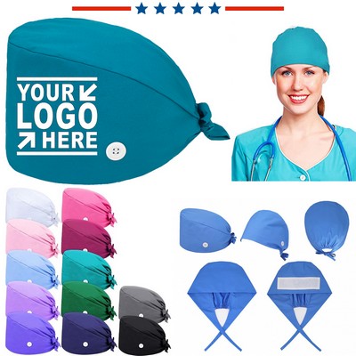 Adjustable Working Cap with Button