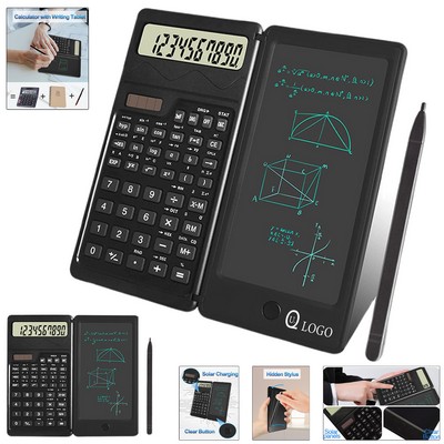 Functional Scientific Solar Calculator W/ Writing Tablet