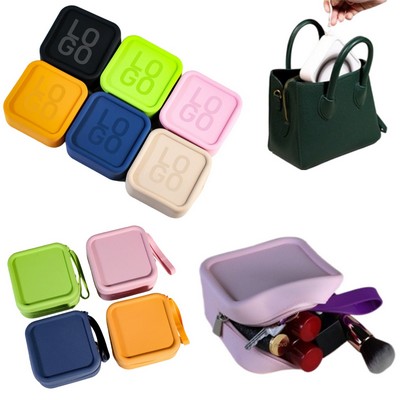 Silicone Square Travel Toiletry Bag