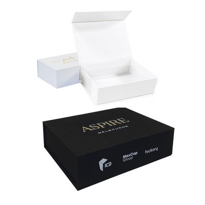 Book Shaped Flip Magnetic Gift Box