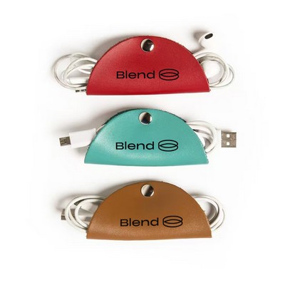 Portable Leather Cord Taco Organizer