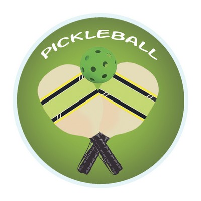 2" Pickleball Mylar Medallion Insert Disc